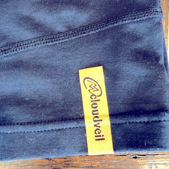 Cloudveil Black Zip Up Track Jacket, Small - Picture 3 of 7